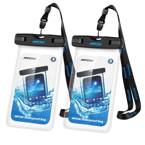 Waterproof Case 2packs Mpow Ipx8 Watertight Sealed Underwater Dry Bag