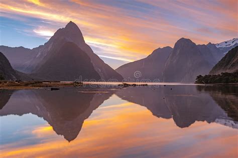 Milford Sound New Zealand Stock Photo Image Of People 35453902