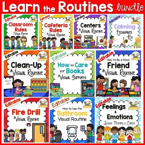 Rules And Routines Classroom Management Bundle Pre K Pages