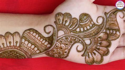 Front Hand Arabic Mehndi Design For Beginners Easy Simple Front Hand
