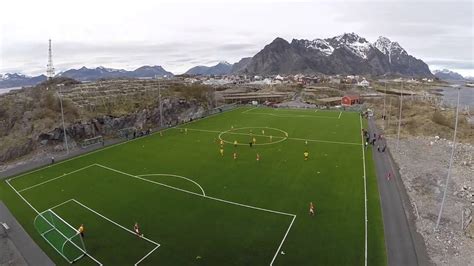 Amazing Soccer Pitch In Lofoten Islands Norway Rsports