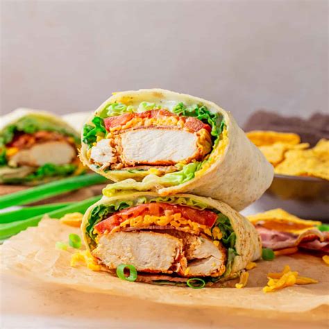 Chicken Bacon Ranch Wrap Quick Weeknight Meals