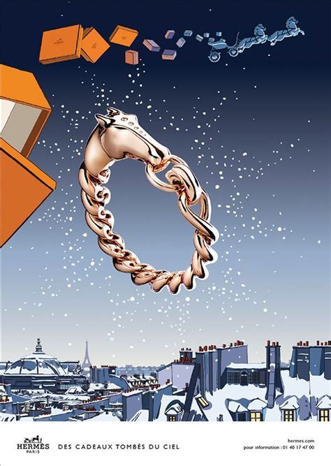 Hermes Ad Campaigns Through The Ages Christmas Advertising Design