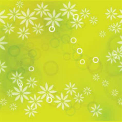 Wonderful Green Floral Background Freevectors
