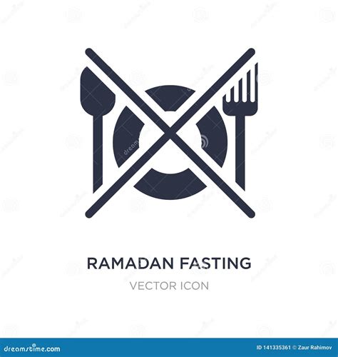 Ramadan Icon White Ramadan Black Icons Royalty Free Vector Image