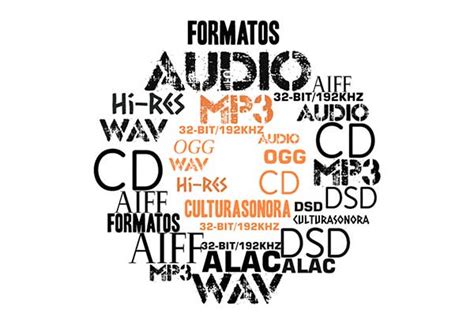 Qué formatos de audio existen y qué características tienen