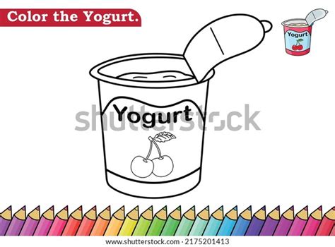Yogurt Coloring Pages