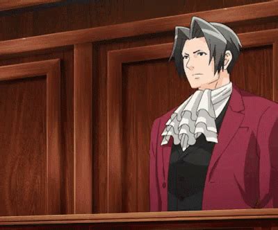 Edgeworth Anime GIF - Edgeworth Anime Take A Bow - GIF များ ရှာဖွေရန်န