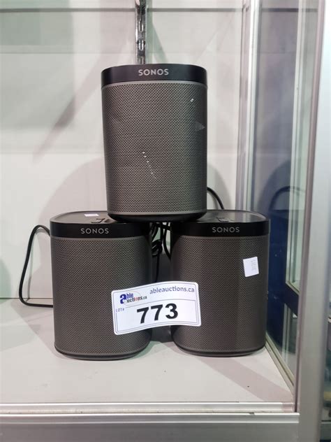 4 Sonos Speaker Systems Able Auctions