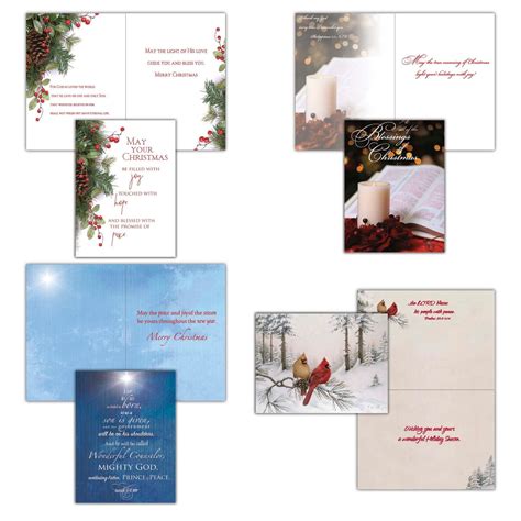 Large Boxed Christmas Card Assortment Blessings Of Christmas 24