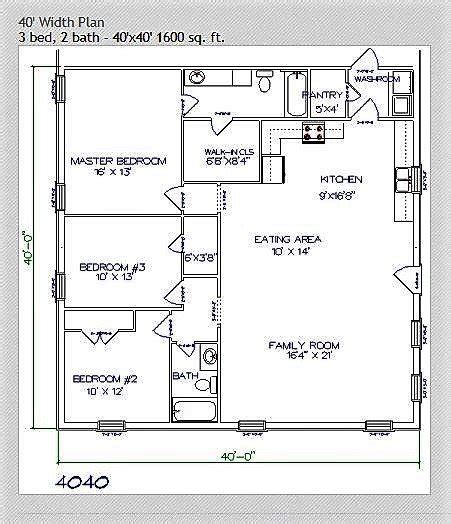 40 X 32 House Plans 32 X 40 House Plan B A Construction And Design