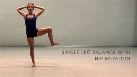 Single Leg Balance With Rotations Youtube