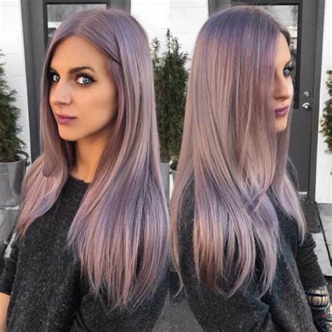 60 sweet mauve hair color ideas you should try this year purple grey hair hair color pastel