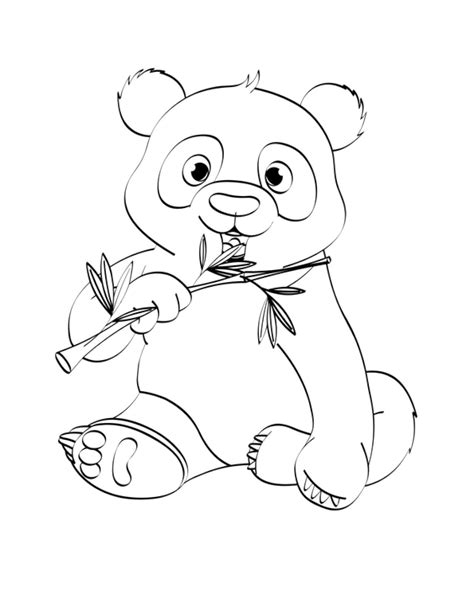 Ausmalbilder panda zum drucken