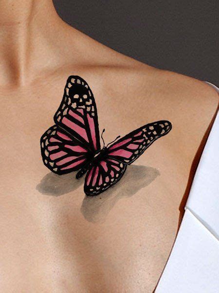 Image Result For Butterfly Tattoos Skull Butterfly Tattoo Purple