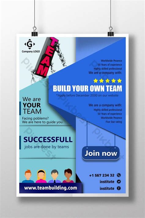 Pikbest have found 281861 free poster templates of poster,flyer,card and brochure editable and printable. Your Own Team Building PSD Poster | PSD Free Download ...