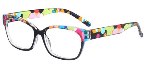 Adele Cat Eye Prescription Glasses Rainbow Polka Dot Women S Eyeglasses Payne Glasses