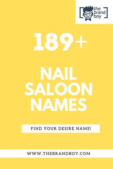 489 Superb Nail Salon Name Ideas Ever Nail Salon Names Salon Names