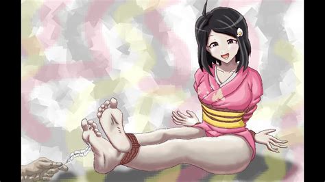 Adding Colours And Shadows Tsukihi Araragi From Monogatari Tickled Feet Tied Anime Girl