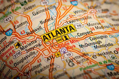 Best Atlanta Map Stock Photos Pictures And Royalty Free Images Istock