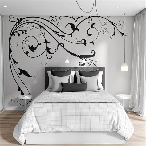 Large Flower Vines Floral Vinyl Wall Decal Sticker 362 Wall Decals