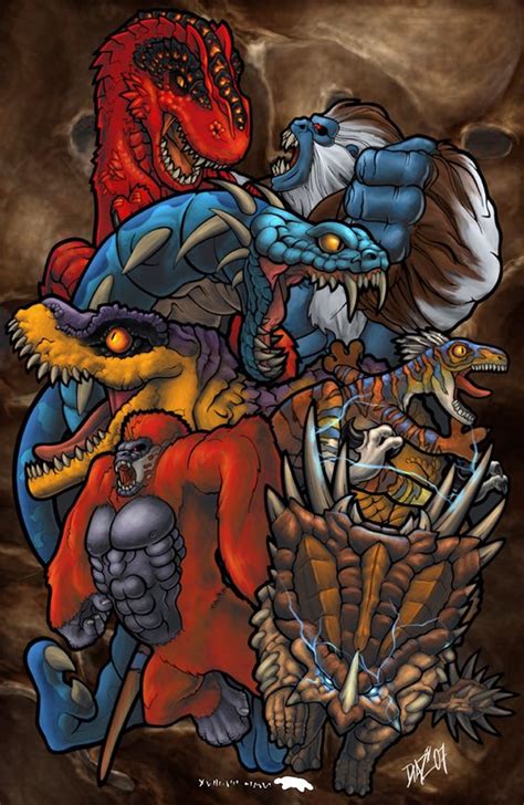 Primal Rage Coloured By Lobo Gris On Deviantart Retro Gaming Art