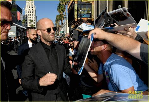 Jason Statham Is Supported By Rosie Huntington Whiteley At Hobbs