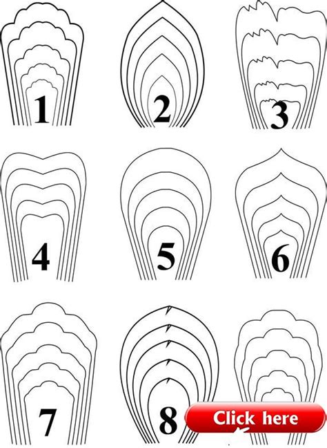 All 9 Templates Paper Flower Templates Giant Paper Flower Template 1 9
