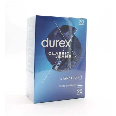 Durex Préservatifs Classic Jeans X20univers Pharmacie