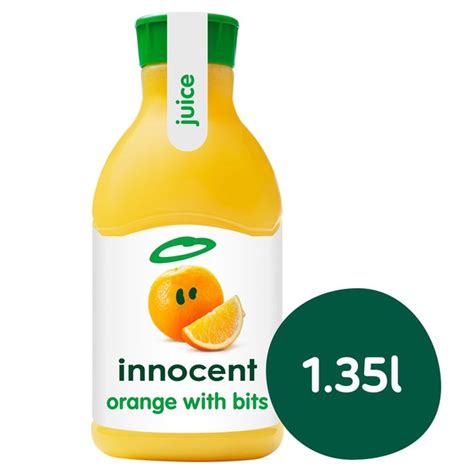 Morrisons Innocent Orange Juice With Bits 135lproduct Information