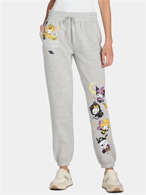 Hello Kitty And Friends Women’s Halloween Graphic Print Joggers Sizes Xs Xxl