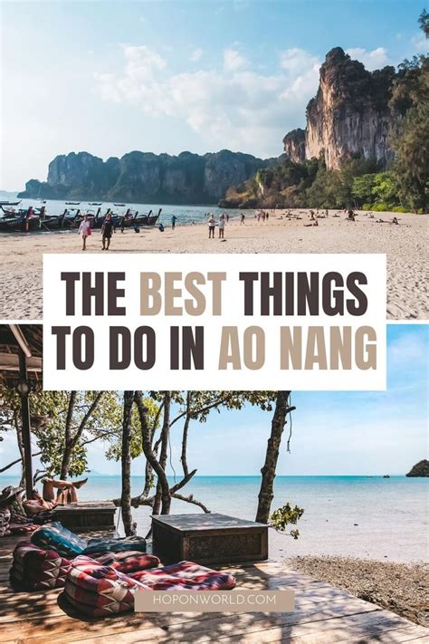 12 incredible things to do in ao nang krabi hoponworld ao nang ao nang thailand krabi