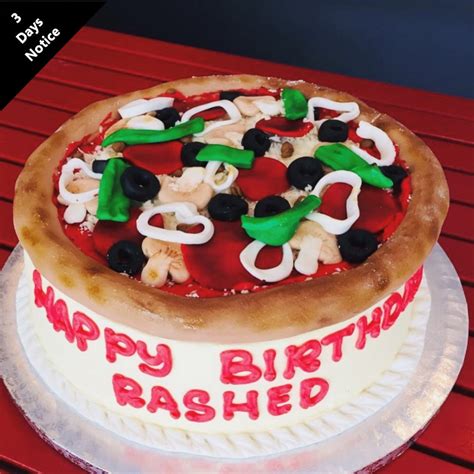 Order Pizza Birthday Cake Free Delivery In Dubai