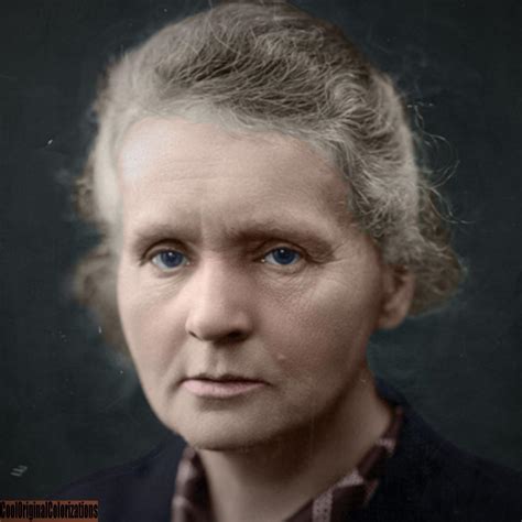 Marie Curie French Polish Physicist Rcolorization