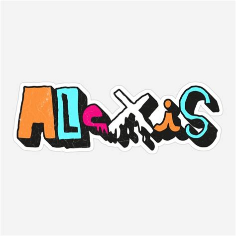 alexis custom text birthday name sticker for sale by danylo mikhnievych name stickers