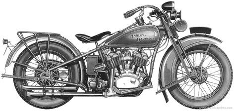 Old Harley Davidson Harley Davidson Painting Harley Davidson