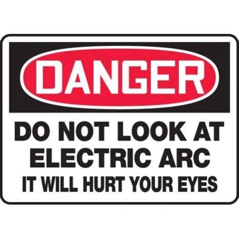 Order Mwld019vs10 By Accuform 10 X 14 Safety Sign Do Not Look At The