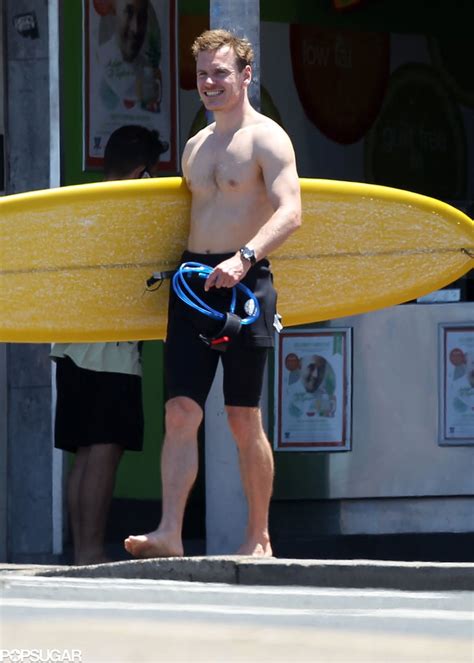 Michael Fassbender Shirtless At Bondi Beach Pictures Popsugar Celebrity
