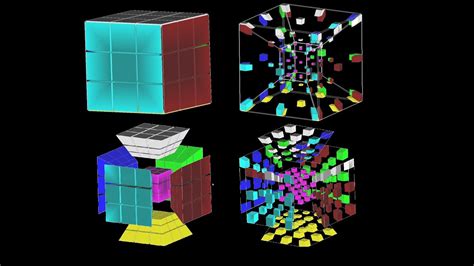 4d Rubiks Cube Tesseract Visualization Youtube