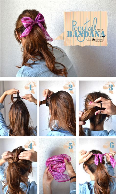 Diy Ponytail With Bandana Pictures Photos And Images For Facebook