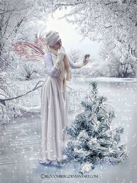 Snow Fairy Fée D Hiver Anges Et Fées Art Féérique