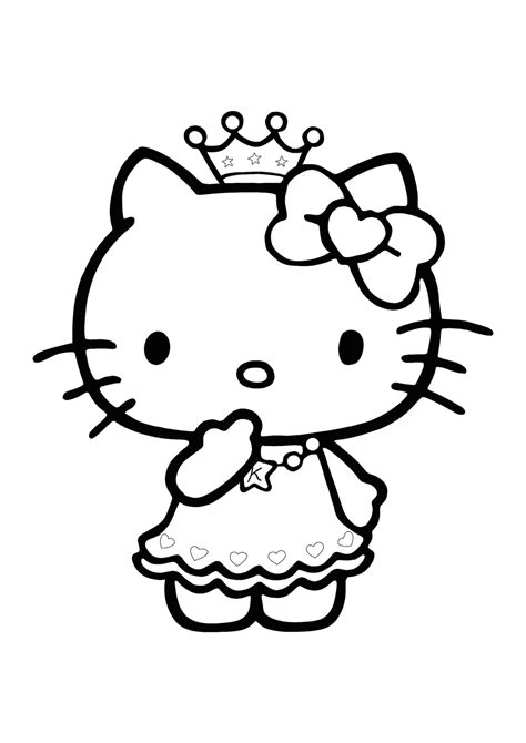 Hello Kitty Princess Coloring Pages 2 Free Coloring Sheets 2021