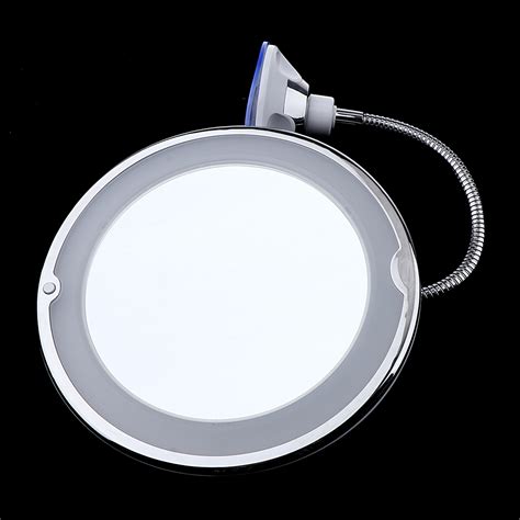 360° Rotation Flexible Gooseneck 10x Magnifying Led Lighted Bathroom