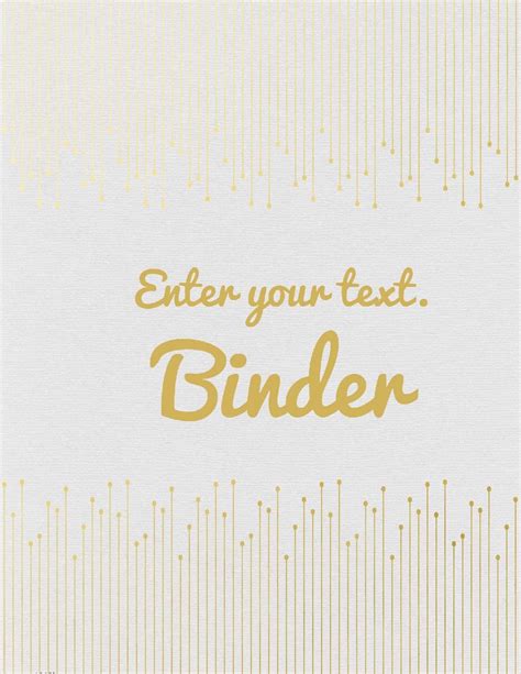 Word Binder Cover Template