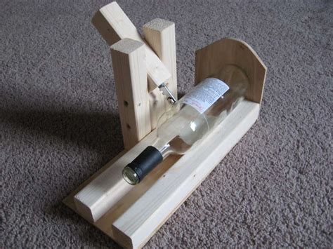 Mar 28, 2010 · start with a clean, dry piece of glass and use a sharp tool to lightly score the line you want to cut. Mad Scientist's Lair: Wine Bottle Cutting Jig