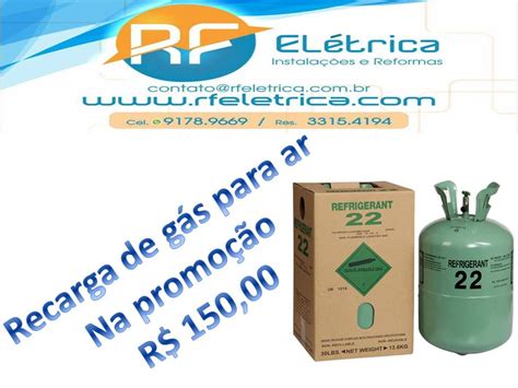 RF Instalações Elétrica RECARGA DE AR CONDICIONADO RF ELETRICA