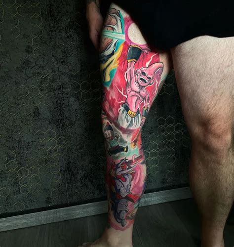 Aggregate More Than Anime Leg Sleeve Tattoo Super Hot Awesomeenglish Edu Vn