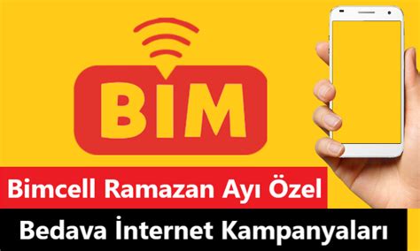 Bimcell Ramazan Bedava Nternet Kampanyas Trcep