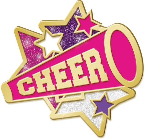 Enamel Sports Pins Glitter Cheer Star Pin