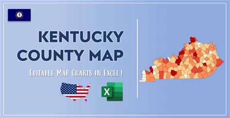 Kentucky County Map And Population List In Excel